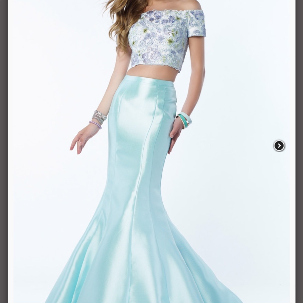 Alyce Paris new 2 piece prom dress gown new 2